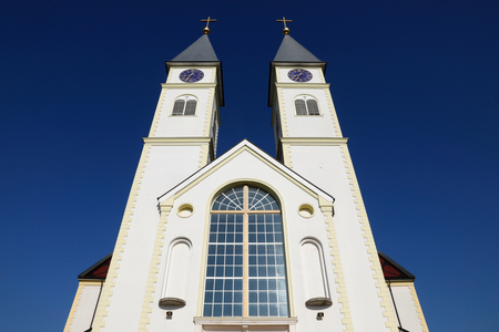 St. Paul and St. Peter Catholic Cathedral in Gjakova, Kosovo.